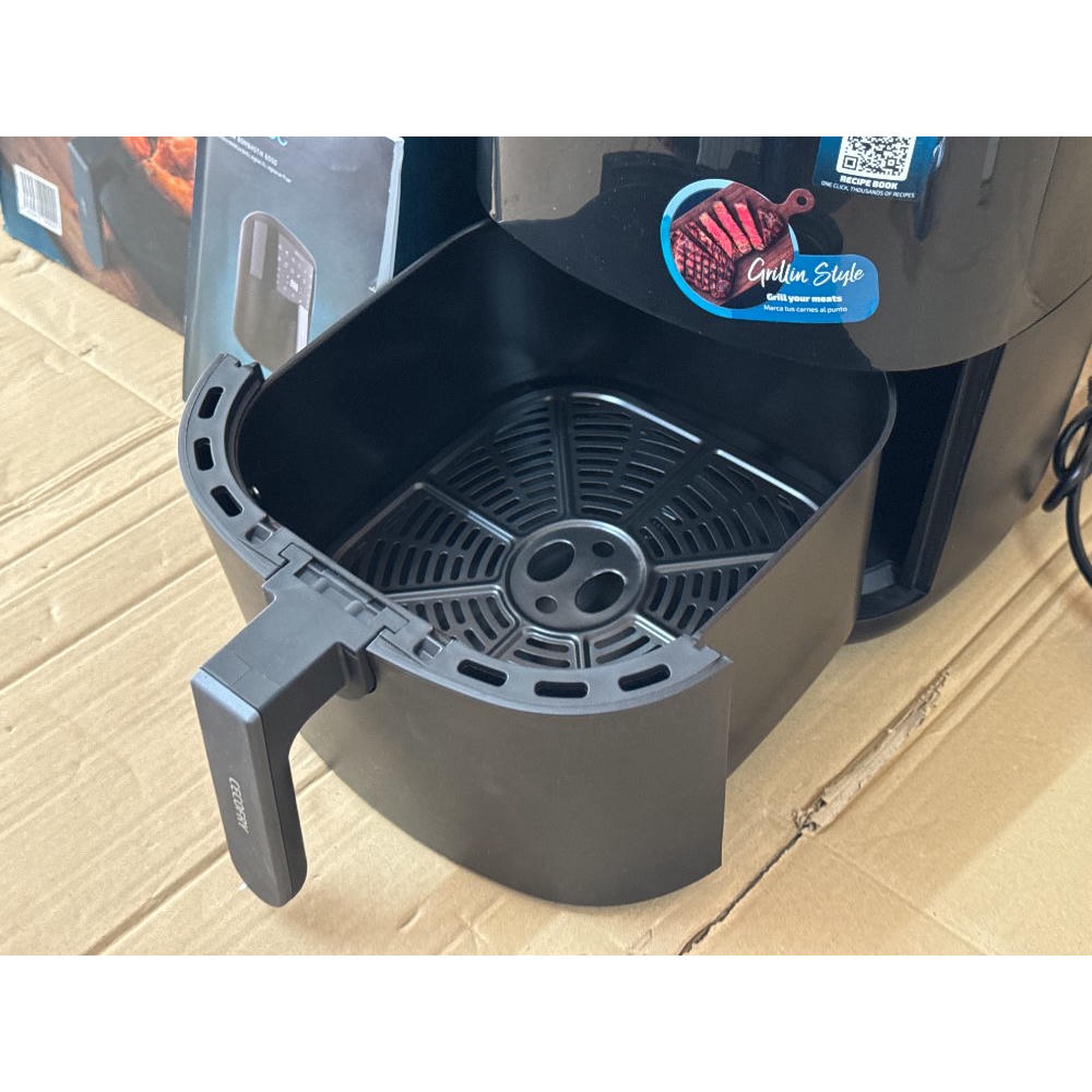 Cecotec Freidora de Aire sin Aceite de 6 L Air Fryer Cecofry Bombastik 6000. 1700 W, Tecnología PerfectCook, Temperatura y Tiempo Regulables, Control Táctil, 12 Modos, Temporizador