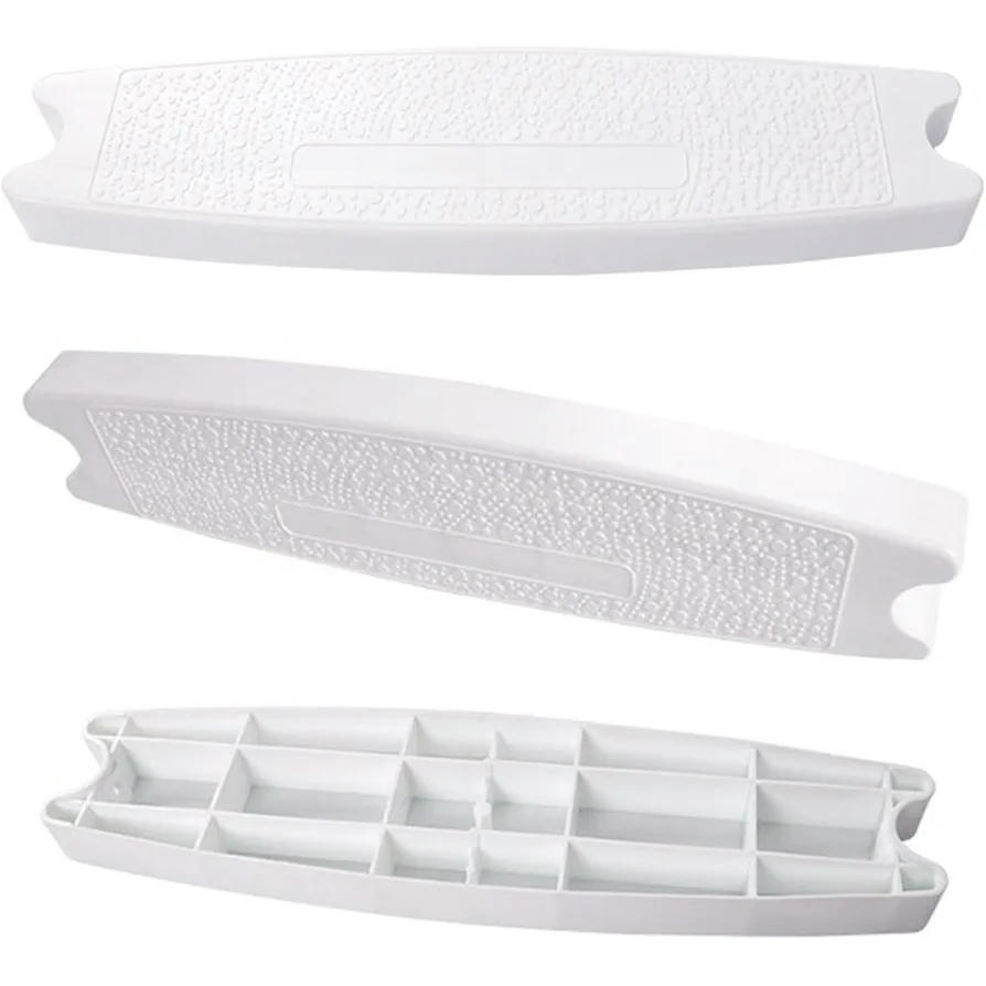 Peldaño blanco para escalera de piscina, repuesto de plástico resistente, compatible con escaleras de piscina sobre el suelo y subterráneas (color blanco)