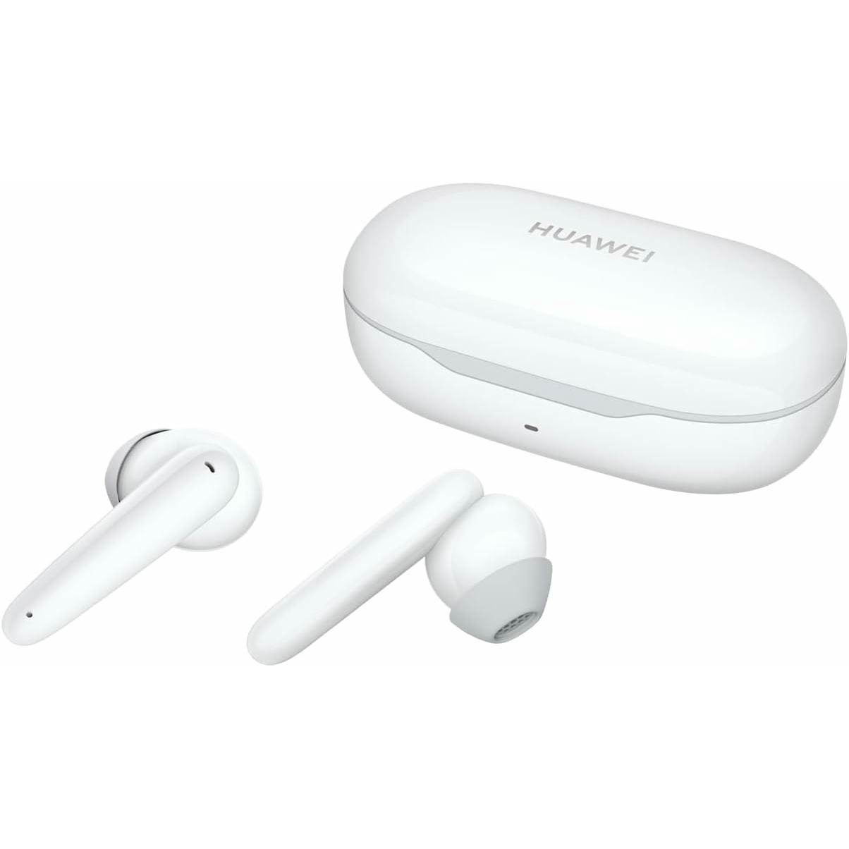 HUAWEI FreeBuds SE Semi-In-Ear Auriculares Bluetooth 5.2 inalámbricos, Cómodos de Llevar, Diseño Premium, Sonido, 24 Horas de batería, Cancelación de Ruido en Llamadas por 2 micrófonos, Blanco