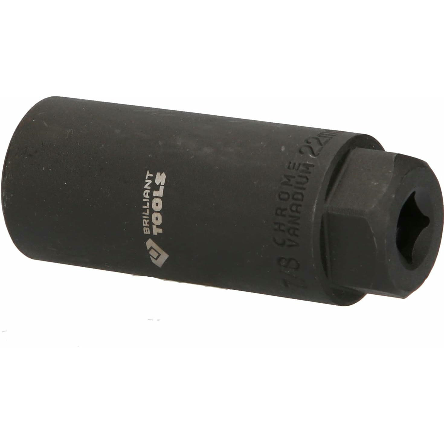 BRILLIANT TOOLS BT606002 Llave de vaso para sondas lambda, larga [Powered by KS TOOLS] - 22 mm