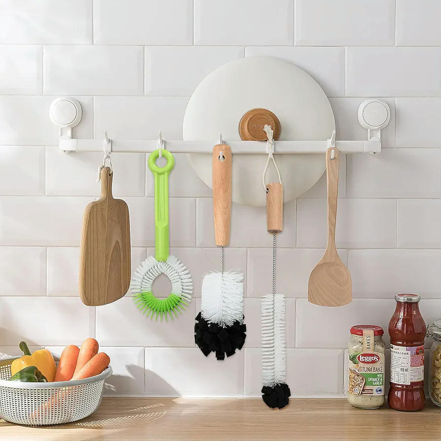 Set de 4 Cepillos Limpiadores para Botellas y Biberones
