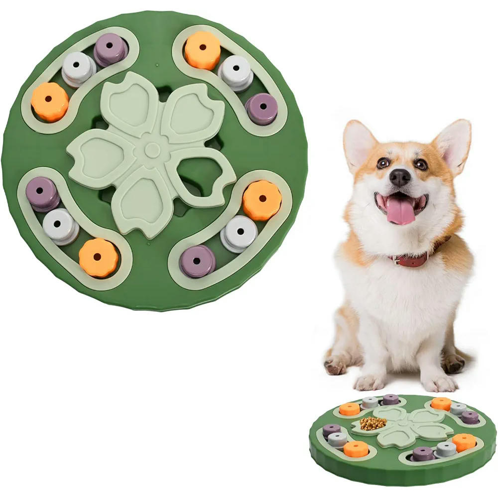 Juguete interactivo para perros, estimulación mental, alimentación lenta, prevención de obesidad, diseño seguro, base antideslizante, multi-niveles