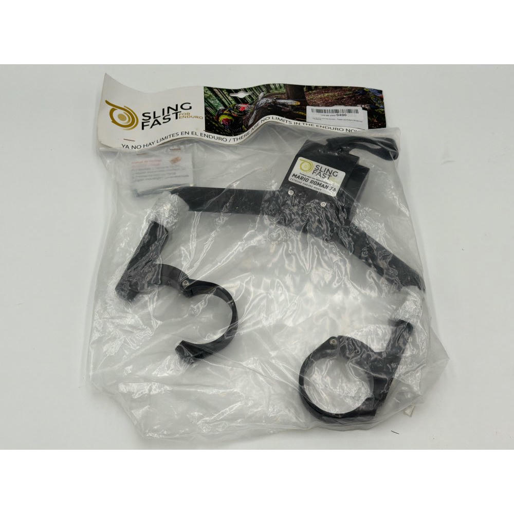 SLINGFAST. (Bl-AZ) Accesorio Eslinga o Correa rápida para Moto de Enduro. Color Recomendado para Husqvarna y Sherco.