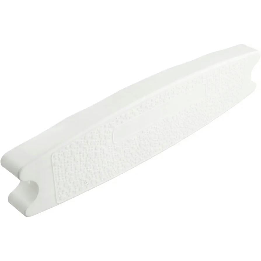 Peldaño blanco para escalera de piscina, repuesto de plástico resistente, compatible con escaleras de piscina sobre el suelo y subterráneas (color blanco)
