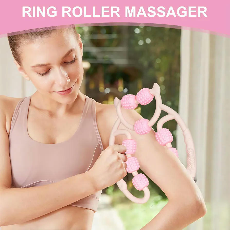 Rodillo Muscular de Espuma 3D para Masaje de Piernas y Cuerpo, Alivio de Rigidez y Fatiga