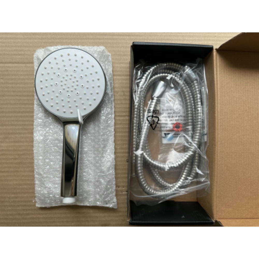 SREWOHS Alcachofa de Ducha Alta Presion, Antical Alcachofa Ducha Ahorro de Agua cabezal de ducha extraíble con 5 modos (Alcachofa de ducha con manguera de 1,8M)