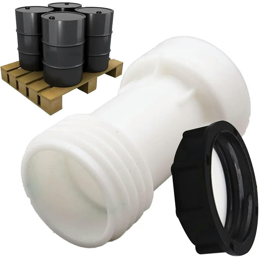Adaptador IBC S60x6, extensión para grifo, accesorio compatible para contenedores IBC, tubo de extensión con junta de PVC