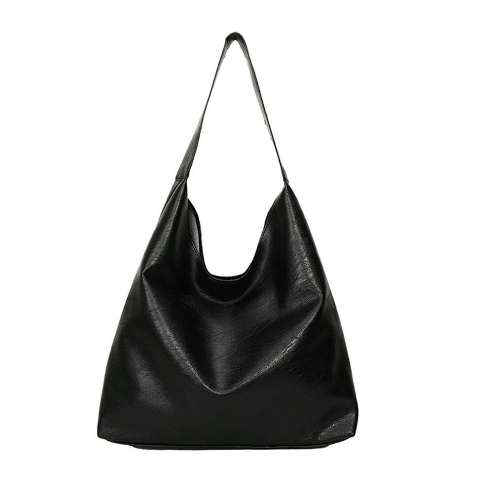 Bolso Tote Grande Impermeable para Mujer, Ideal para Playa, Universidad y Viaje (Negro)