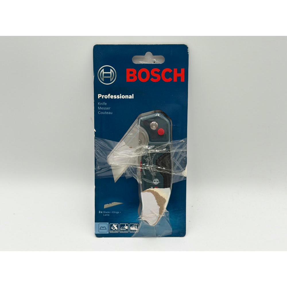 Bosch Professional - Navaja universal plegable (3 cuchillas trapezoidales)