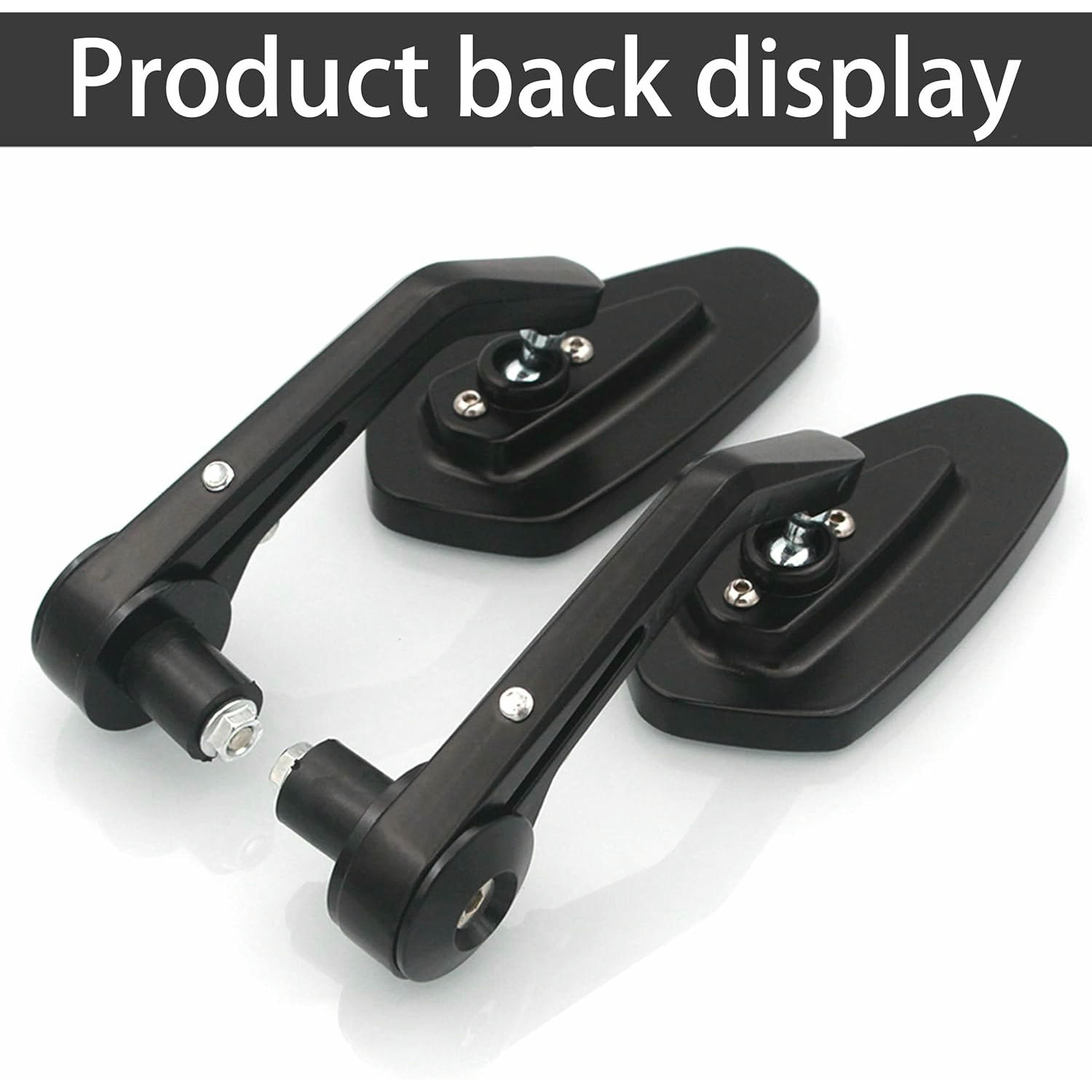 Heart Horse Anti-Glare Espejo Retrovisores Moto, Espejos Retrovisores Moto para 17-20mm Manillar, Espejo Retrovisor Accesorios para Moto Kawasaki z900 z1000 Honda 125 Yamaha MT01 MT03