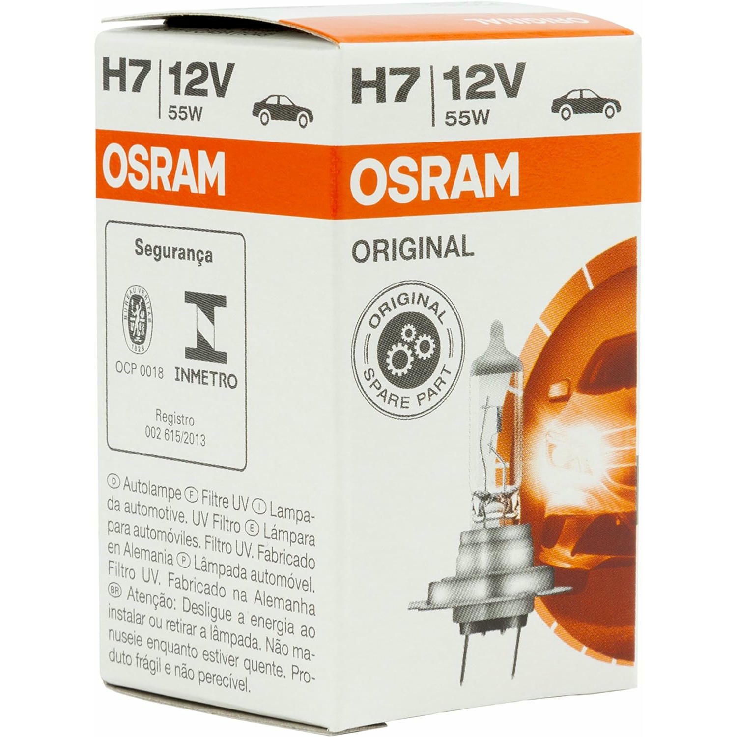 OSRAM ORIGINAL LINE Halógeno 12V, H7, Carton folding box (1 lamp)