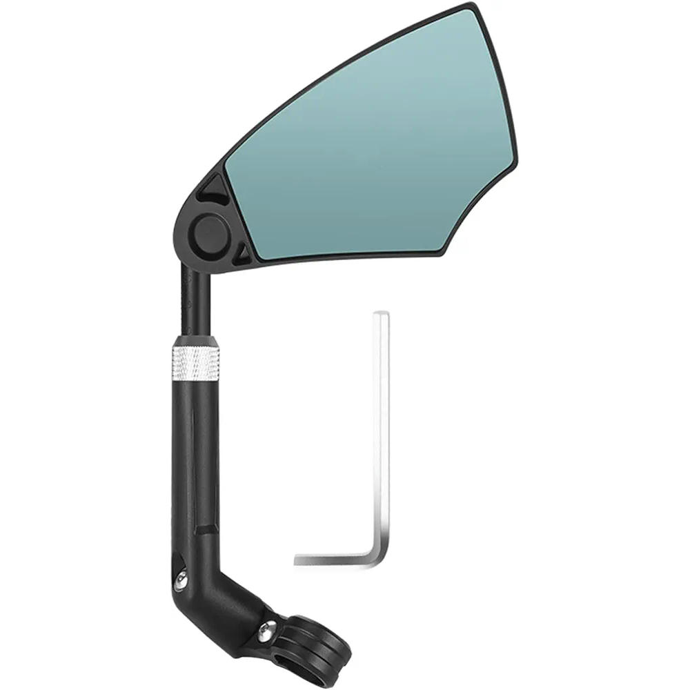 Soporte para Manillar de Bicicleta, Retrovisor Visión Trasera de Gran Angular para Bicicletas de Montaña y Carretera, Ajustable y Fácil de Instalar