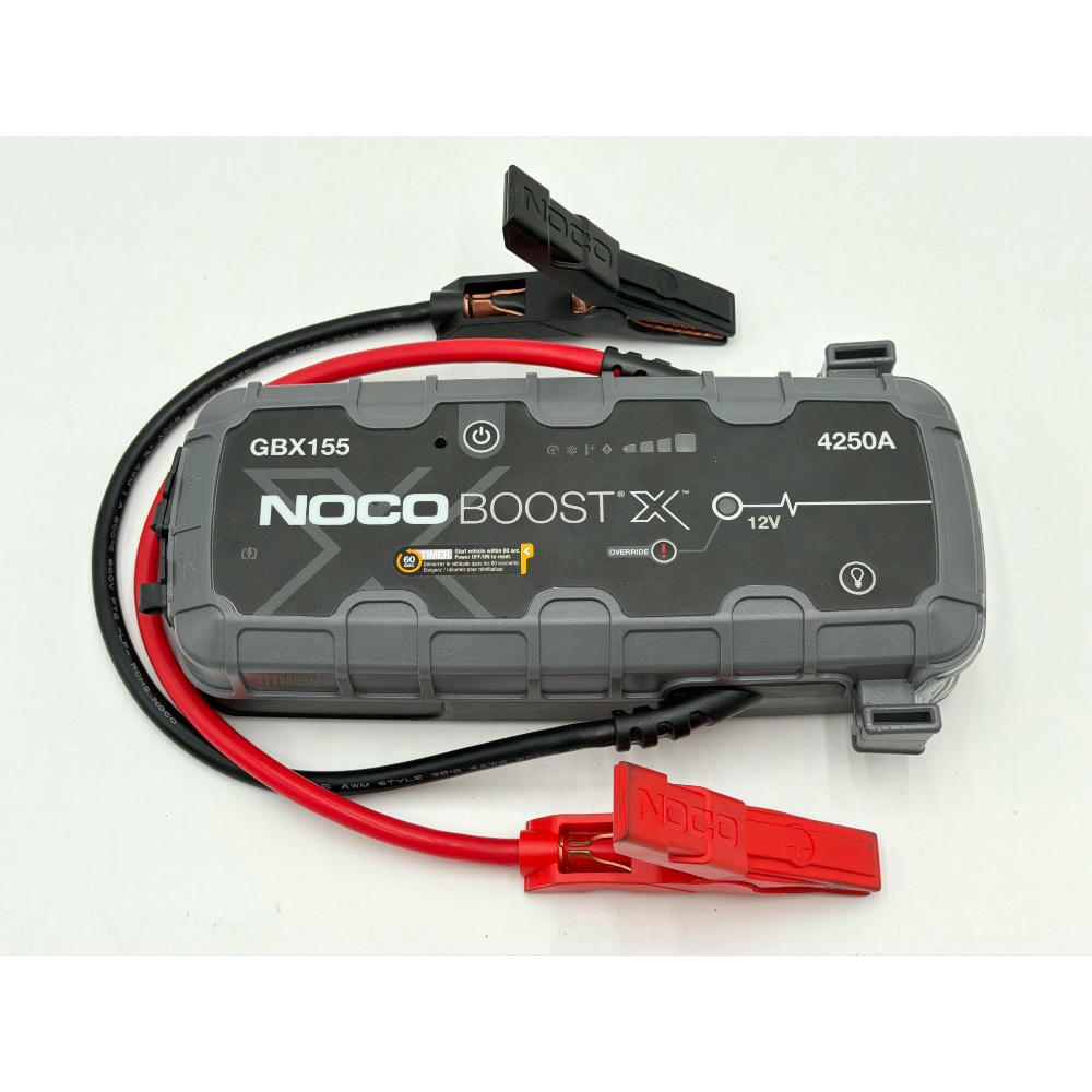 NOCO Boost X GBX155, Arrancador de Batería de Coche 4250A, Booster de Bateria Portátil y Cables de Arranque Profesionales para Motores de Gasolina de hasta 10,0 litros y Diésel de 8,0 litros