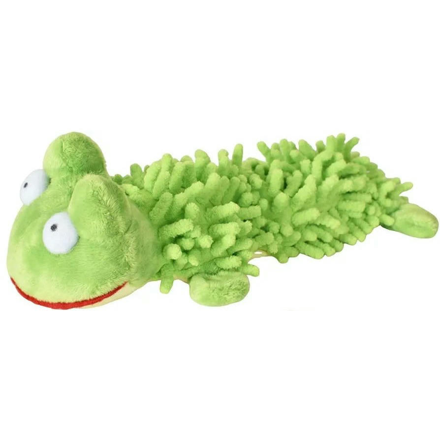 Juguete de Peluche para Perros Vera, Juguete Chirriante para Cachorros, Masticar y Jugar, Interactivo, Compatible con Todas las Razas, Color Verde