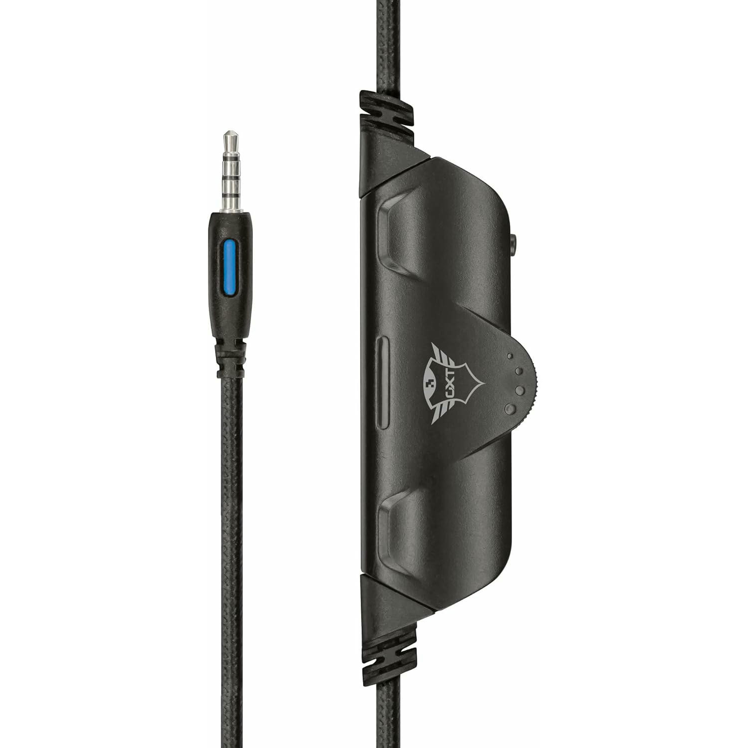 Trust Gaming Cascos PS4 y PS5 Auriculares de Gaming GXT 488 Forze-G, Licencia Oficial para Playstation, Micrófono Plegable, Altavoces Activos de 50 mm, Cable Trenzado de Nailon de 1.2 m, Gris
