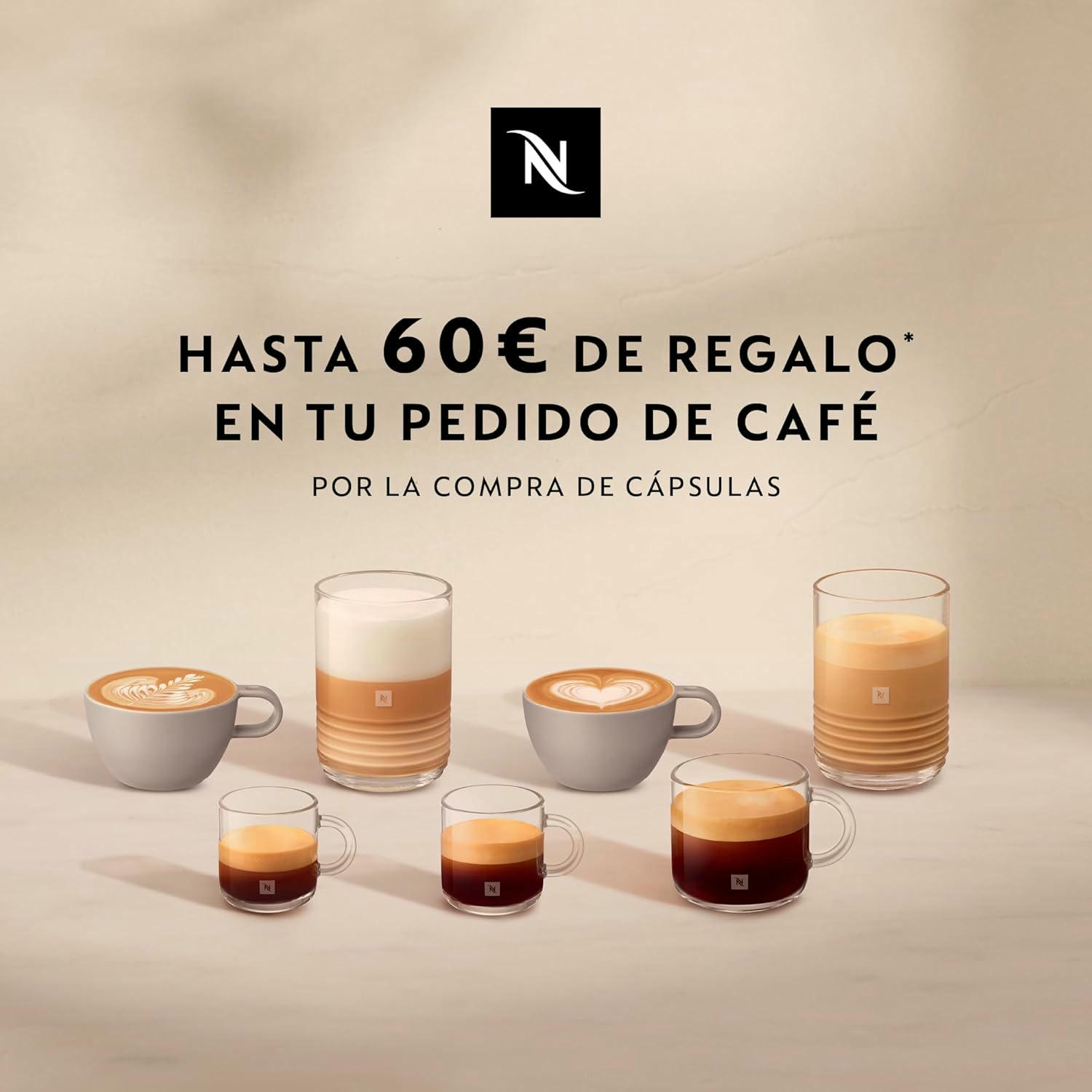 Nespresso De'Longhi Inissia EN80.B - Cafetera monodosis de cápsulas Nespresso, 19 bares, apagado automático, color negro
