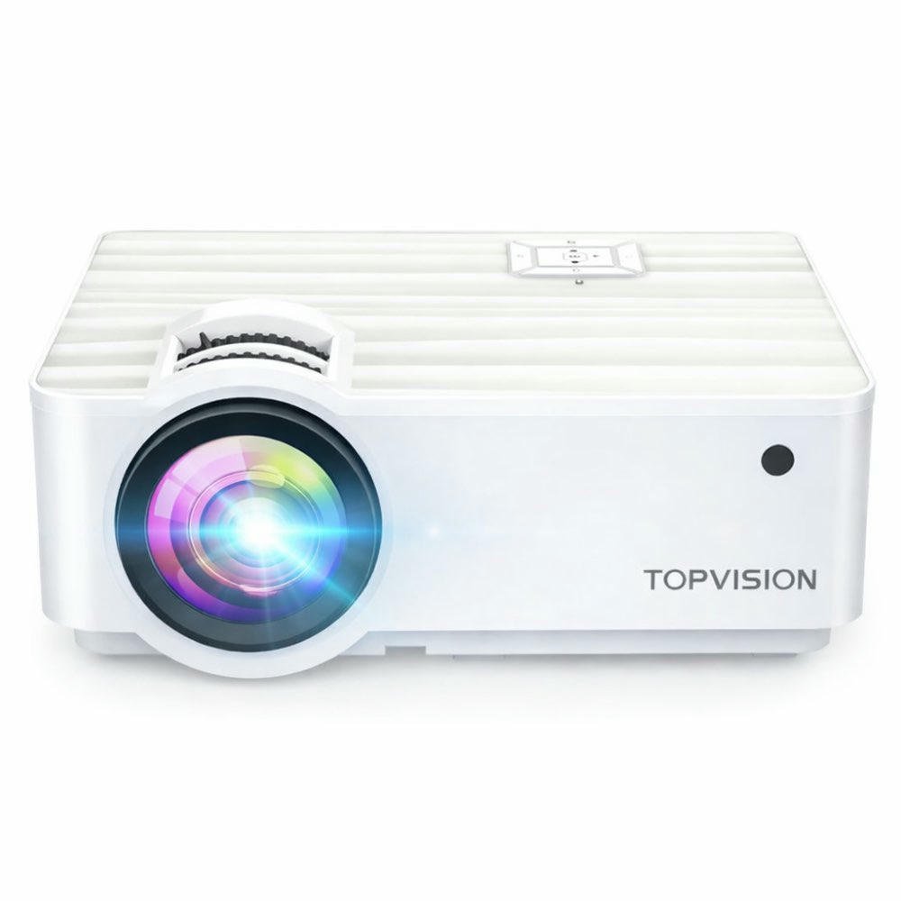 HOPVISION T6 Proyector Multimedia Nativo 1080P HD 9500 Lúmenes con Conectividad Bluetooth 5.1 y Pantalla de 100 Pulgadas Compatible con HDMI, USB y Smartphone