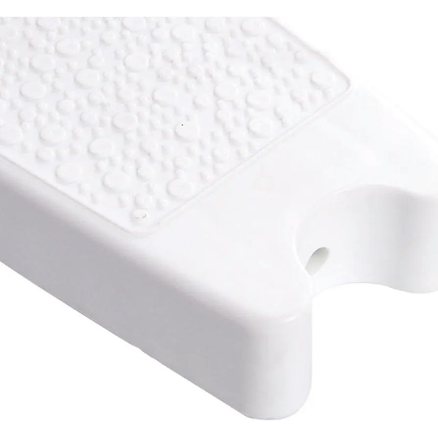 Peldaño blanco para escalera de piscina, repuesto de plástico resistente, compatible con escaleras de piscina sobre el suelo y subterráneas (color blanco)