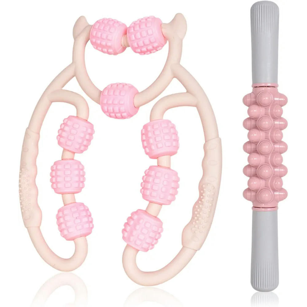 Rodillo Muscular de Espuma 3D para Masaje de Piernas y Cuerpo, Alivio de Rigidez y Fatiga