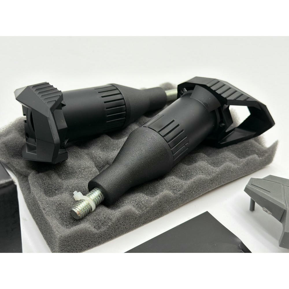 Puig 20457N R19 Protectores de Motor, Color Negro