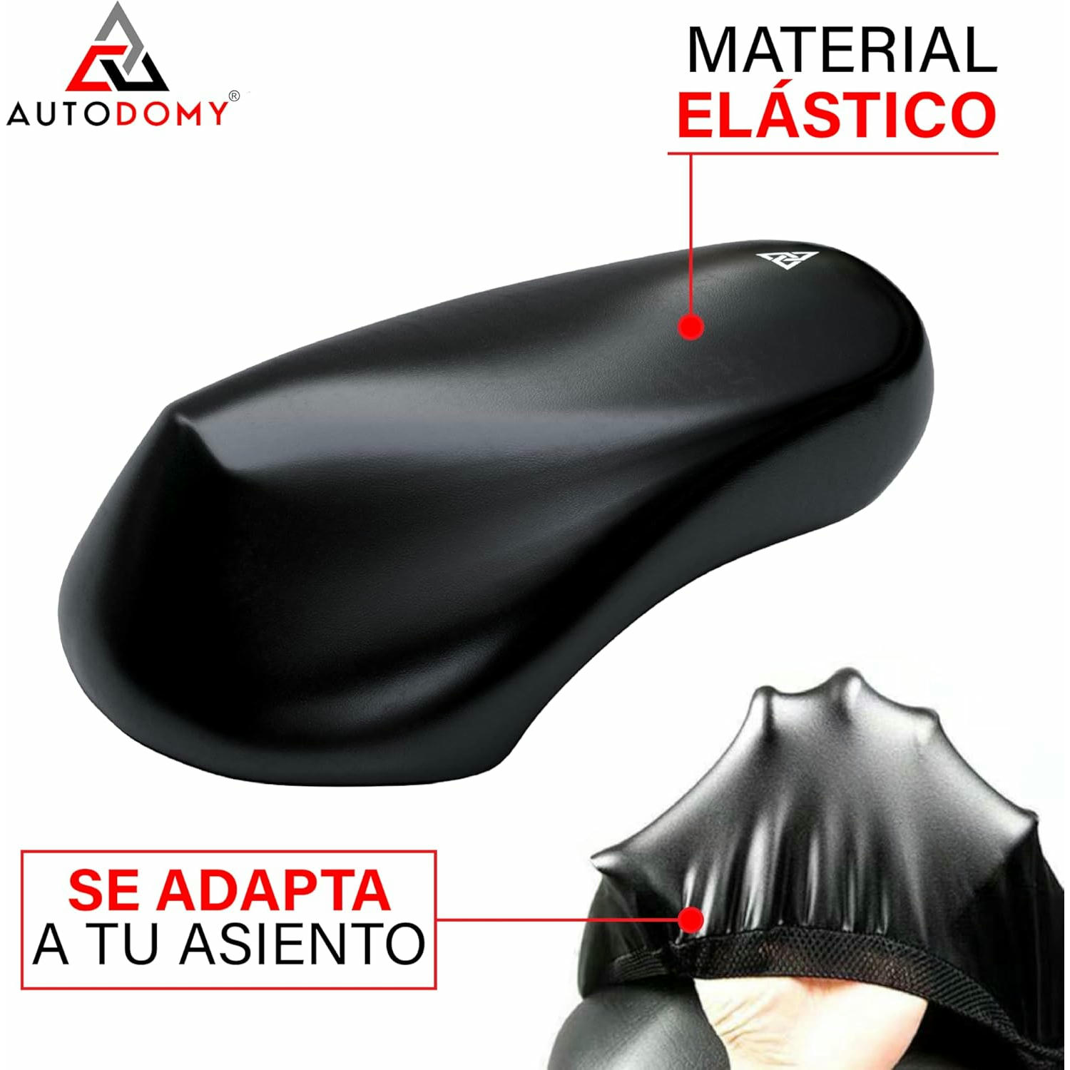 Autodomy Funda Asiento Moto Impermeable Talla M | Funda para Asiento Moto Antideslizante y Resistente a Arañazos | Válida para Todo Tipo de Motos y Scooters | Funda Sillin Moto Protege del Sol