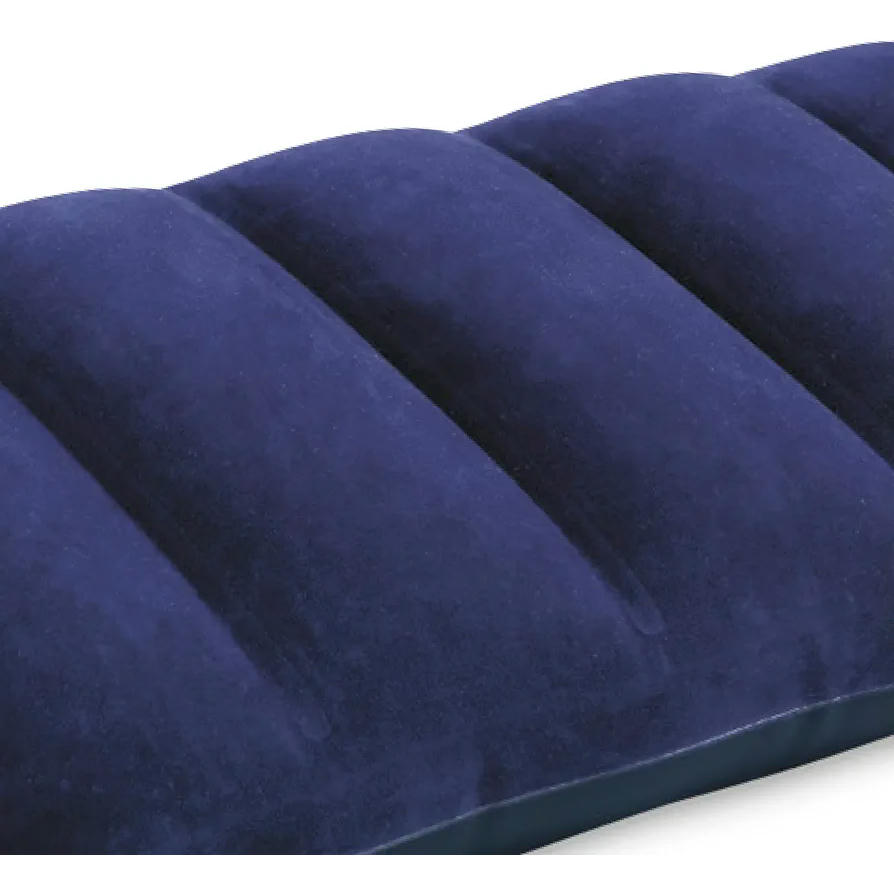 Intex 68672 - Almohada Hinchable flocada, 43 x 28 x 9 cm, Color Azul