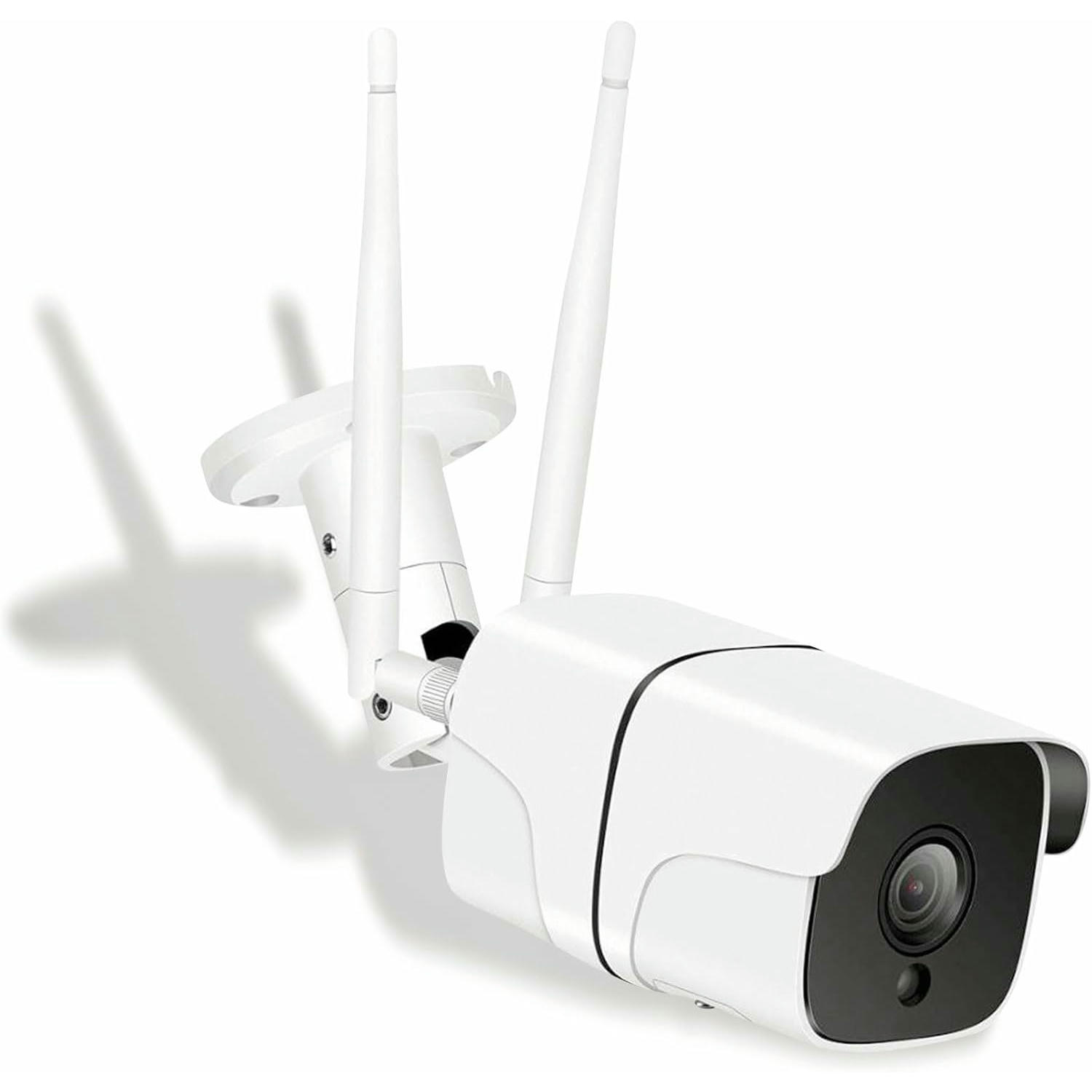 Denver Cámara de vigilancia Wi-Fi Inteligente para Exteriores SHO-110. Cámara Domo IP. Sensor de Movimiento. Compatible con Tuya. Audio bidireccional.