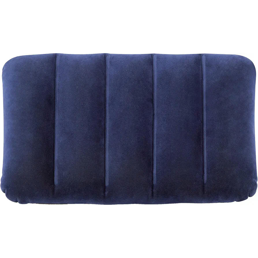 Intex 68672 - Almohada Hinchable flocada, 43 x 28 x 9 cm, Color Azul