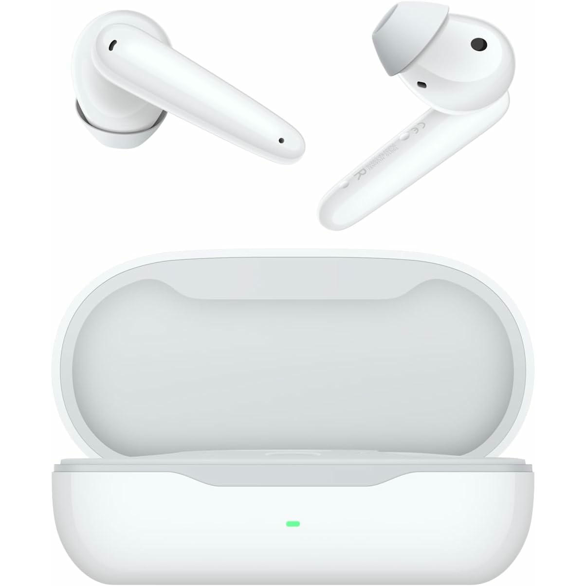 HUAWEI FreeBuds SE Semi-In-Ear Auriculares Bluetooth 5.2 inalámbricos, Cómodos de Llevar, Diseño Premium, Sonido, 24 Horas de batería, Cancelación de Ruido en Llamadas por 2 micrófonos, Blanco