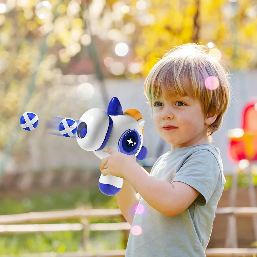 Juego de Dardos Unicornio, Juego de Lanzamiento de Dardos para Niños, con 6 Bolas Adhesivas, Plegable y Portátil, Ideal para Interiores y Exteriores