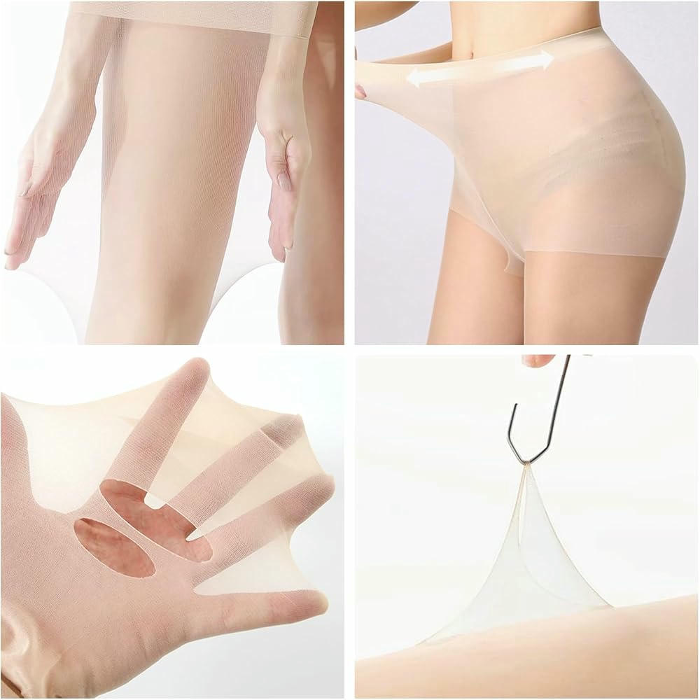 Medias Transparentes Sin Costuras para Mujer, Peso recomendado 40 - 70kg, Lavables a 30 grados, Conservan su forma y suavidad