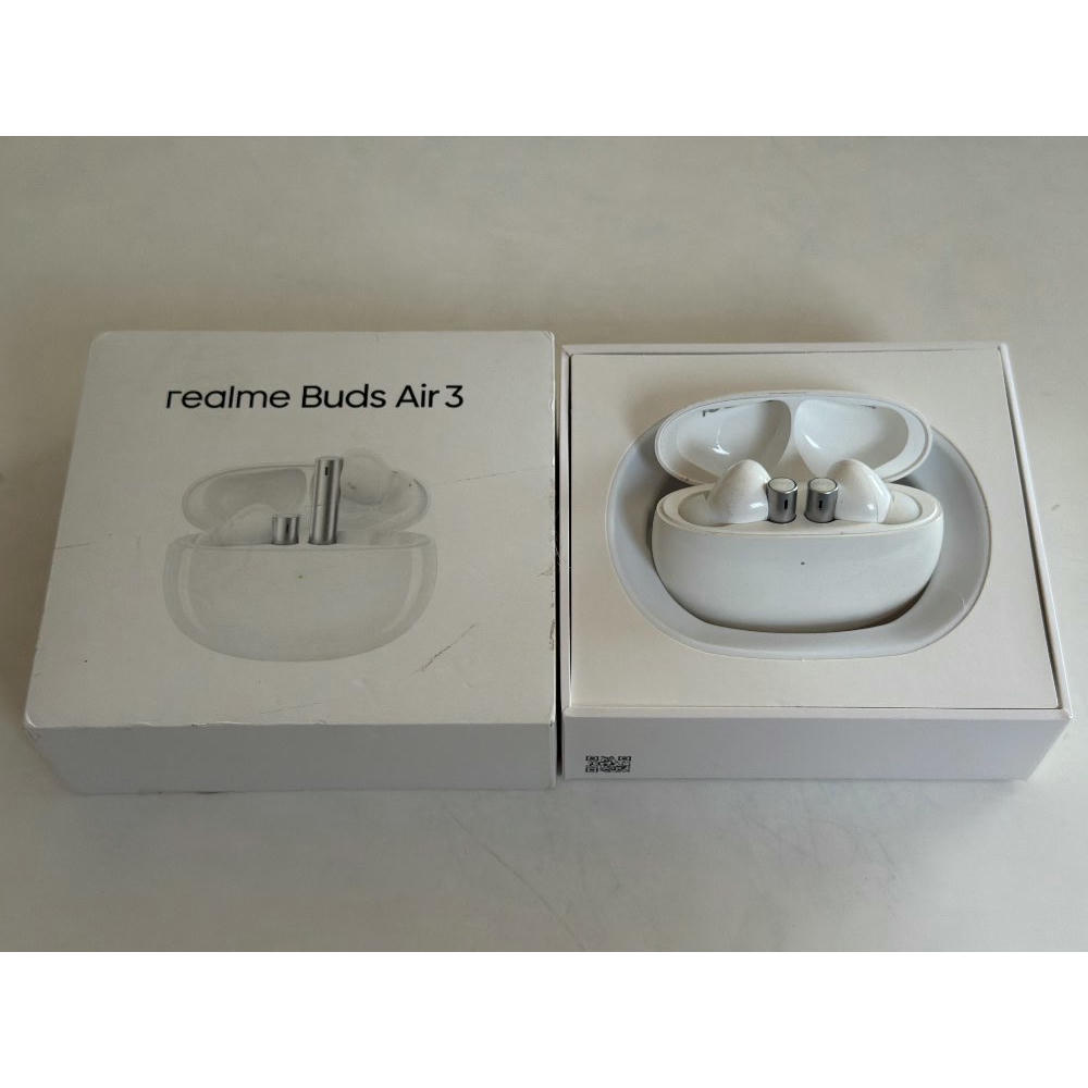 realme Buds Air 3 Auriculares Inalambricos,Cancelación activa de ruido, Controlador dinámico de refuerzo de graves de 10mm,Hasta 30 horas de reproducción,Resistencia al agua IPX5,Blanco galaxia
