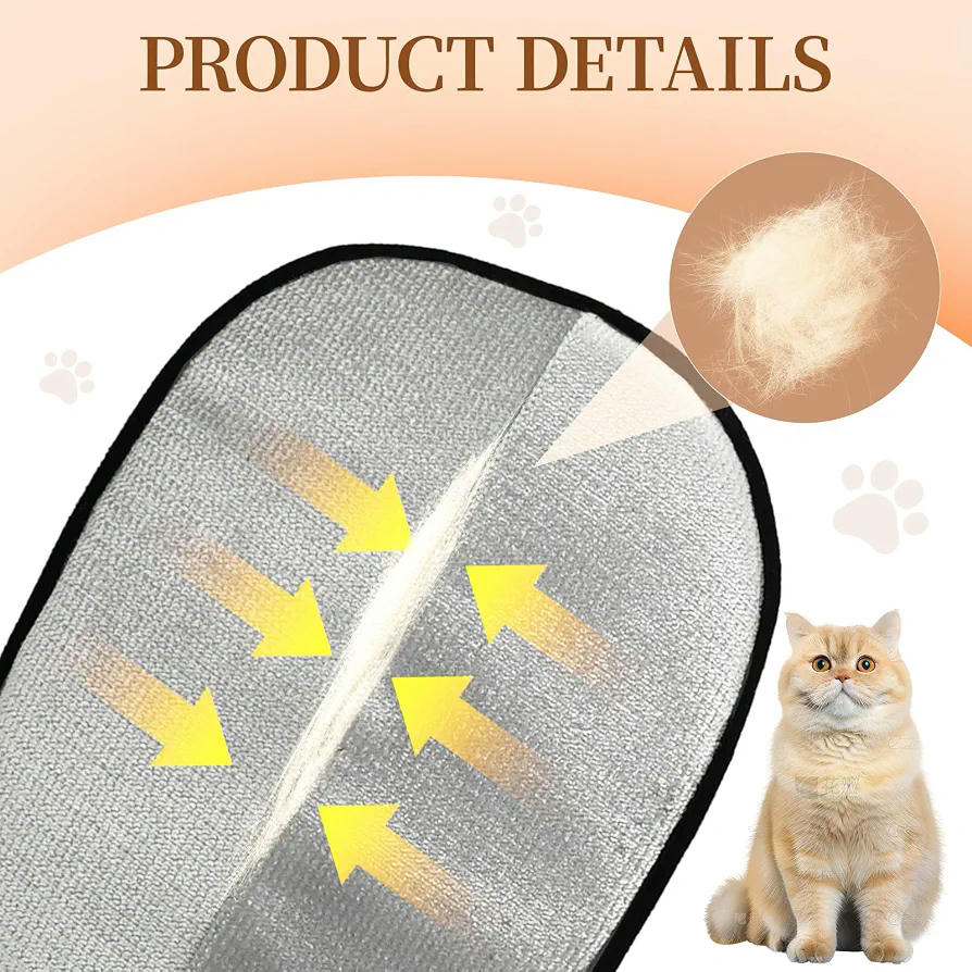 Cepillo Reutilizable para Gatos y Perros - Juego de Herramientas para Limpieza de Pelo
