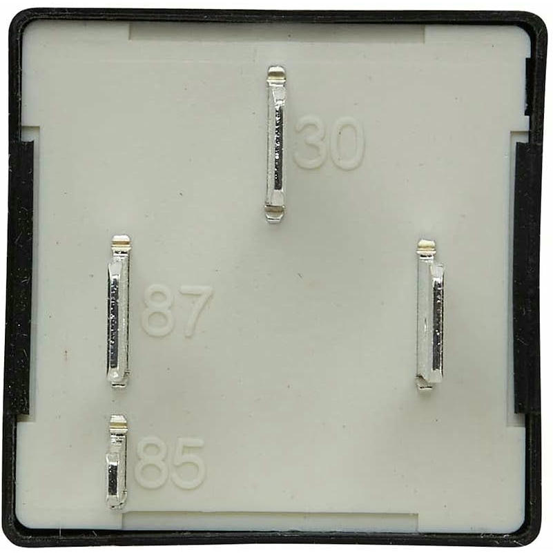 HELLA Relé, corriente de trabajo - 12V - 4polos - Diagrama de circuito: X - Conector: X - Contacto de cierre - Color: negro - sin soporte - 4RA 007 507-081