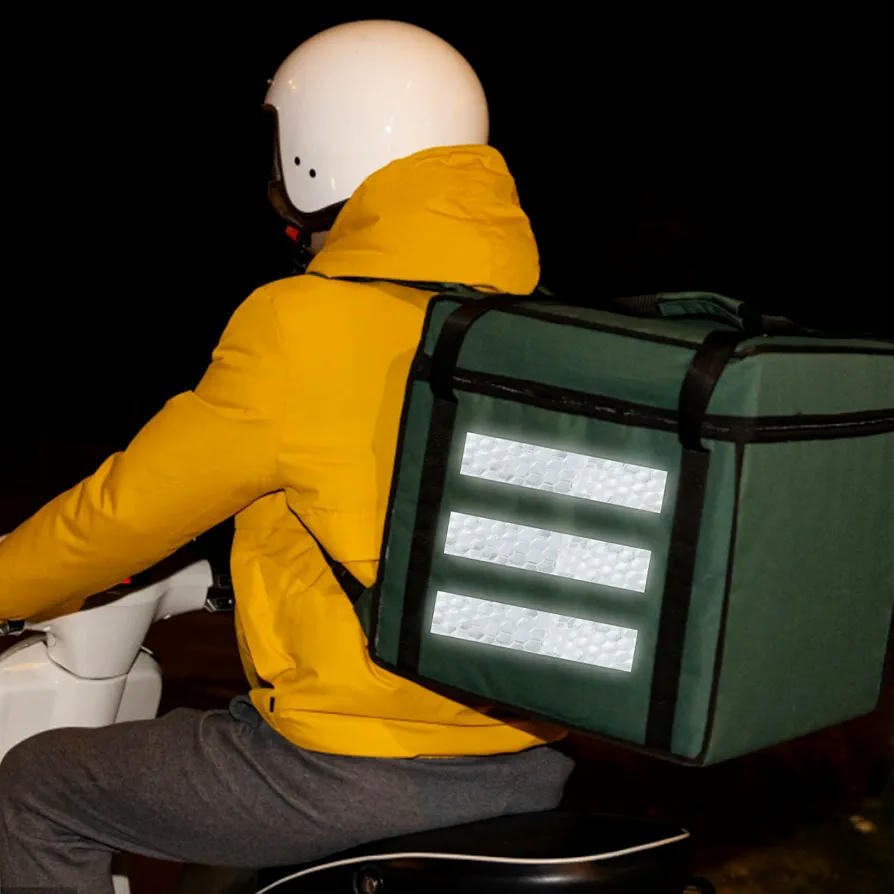 Cinta reflectante de seguridad, 2 unidades de cinta adhesiva para conducción nocturna, cinta advertencia autoadhesiva, 5 metros, ideal para vehículos y bicicletas