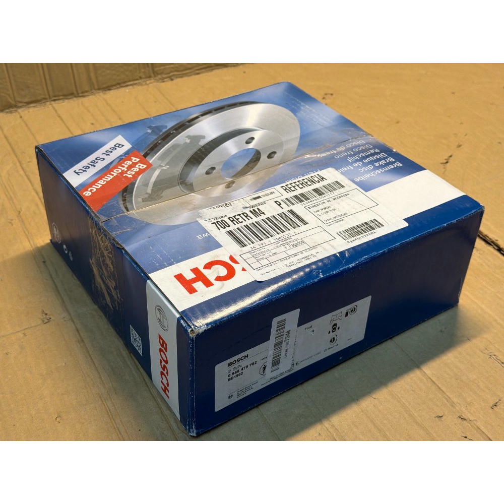 Bosch BD1592 Discos de freno, certificación ECE-R90, 1 juego de 2 discos