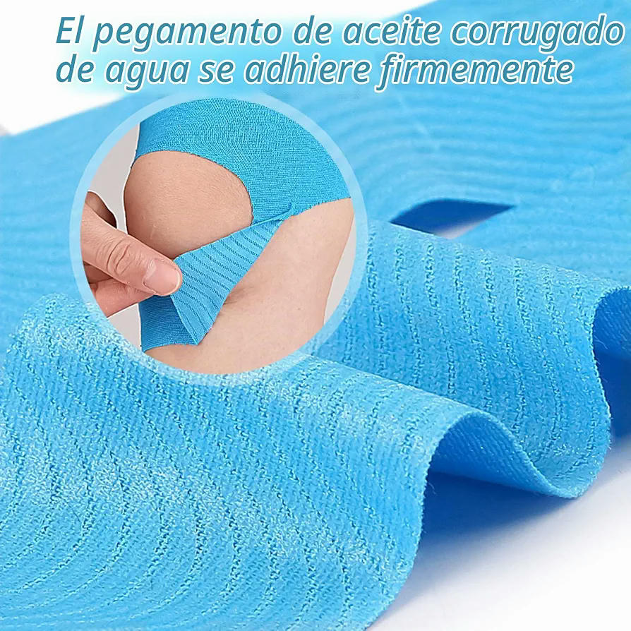 Cinta Kinesiológica Precortada para Rodillas - 4 Piezas de Vendaje Deportivo (Multicolor)