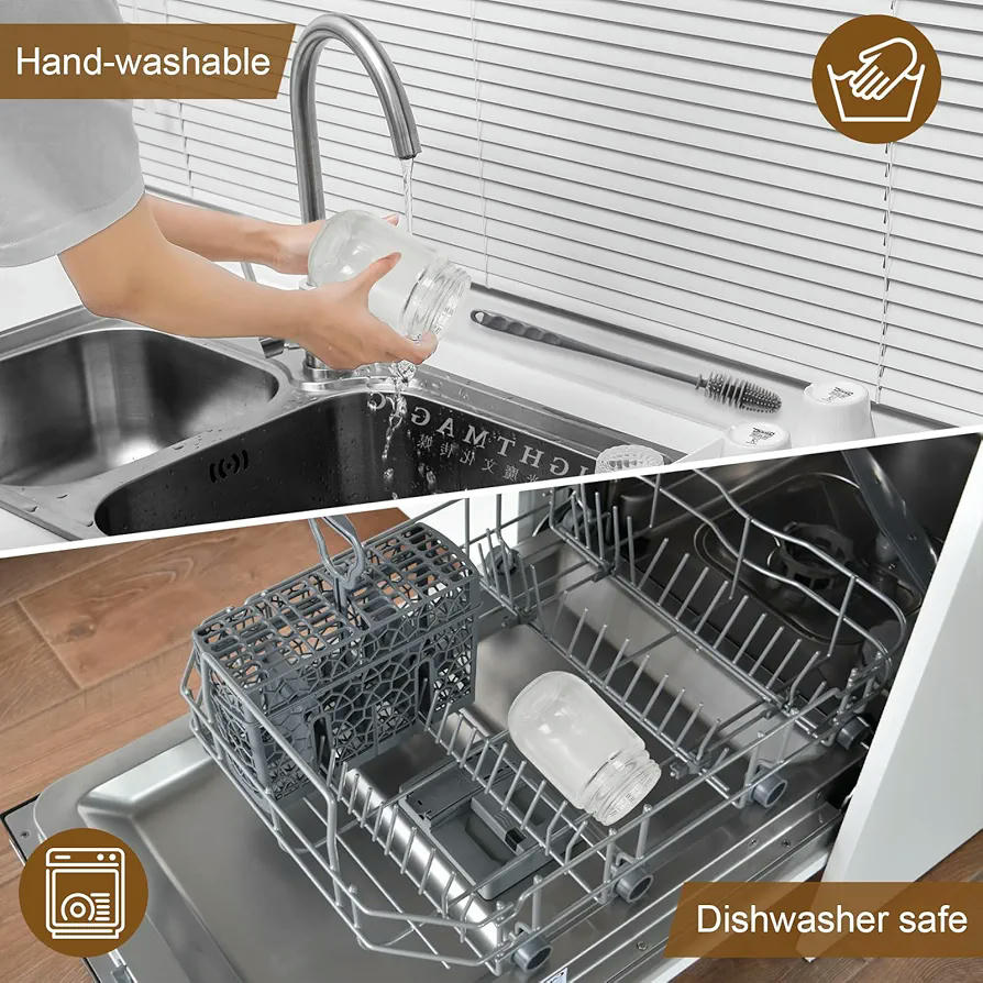 Pulverizador de Aceite 2 en 1 Plegable de 300 ml, Botella de Aceite Multifuncional con Cepillo de Limpieza, Atomizador de Aceite de Vidrio Transparente (Color Beige)