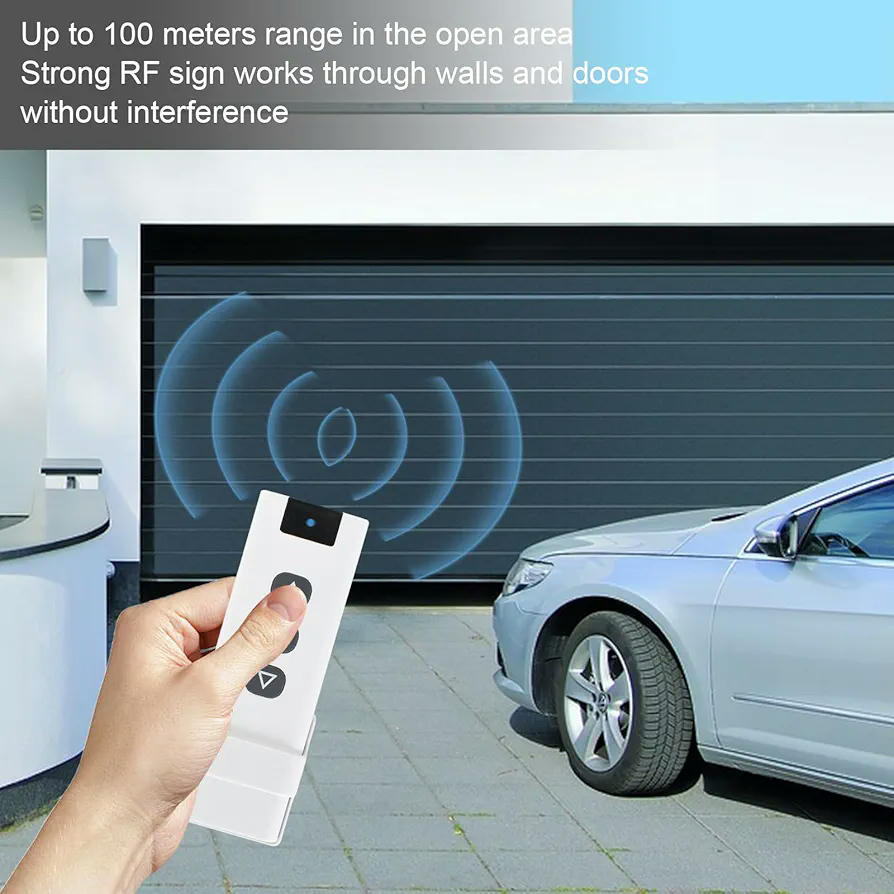 Interruptor de Persianas Inalámbrico, Módulo Receptor de Control RF 433 MHz, Compatible con Cortinas y Toldos, Rango de Control de 100 Metros