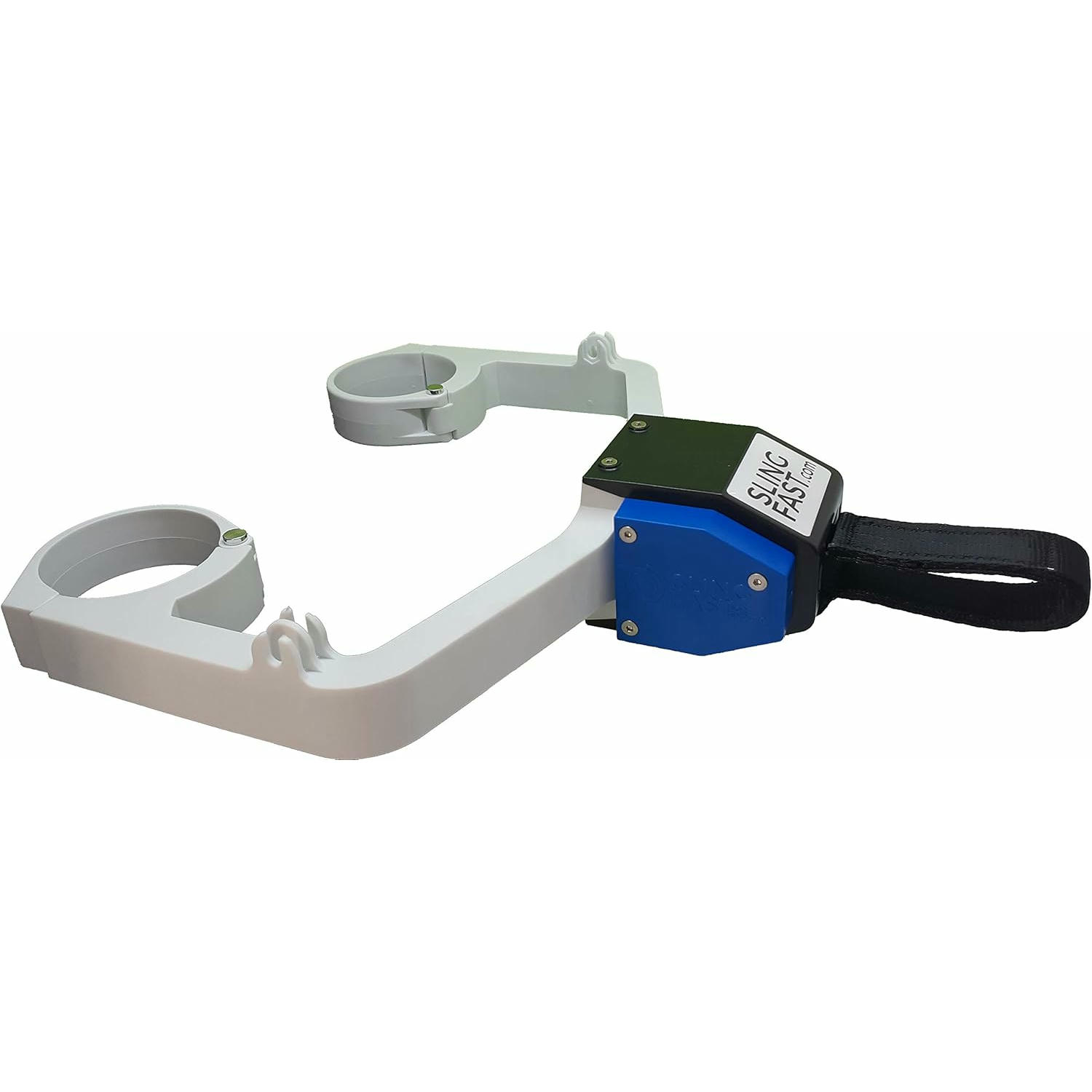 SLINGFAST. (Bl-AZ) Accesorio Eslinga o Correa rápida para Moto de Enduro. Color Recomendado para Husqvarna y Sherco.