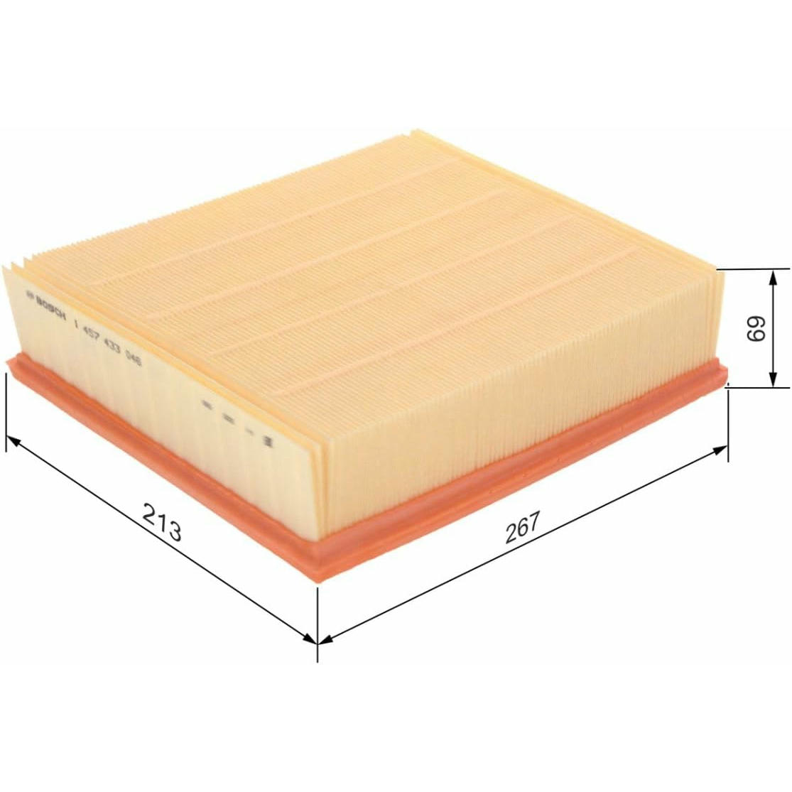 Bosch S3046 - Filtro de aire para vehículos