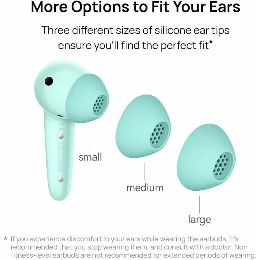 HUAWEI FreeBuds SE Semi-In-Ear Auriculares Bluetooth 5.2 inalámbricos, Cómodos de Llevar, Diseño Premium, Sonido, 24 Horas de batería, Cancelación de Ruido en Llamadas por 2 micrófonos, Cian