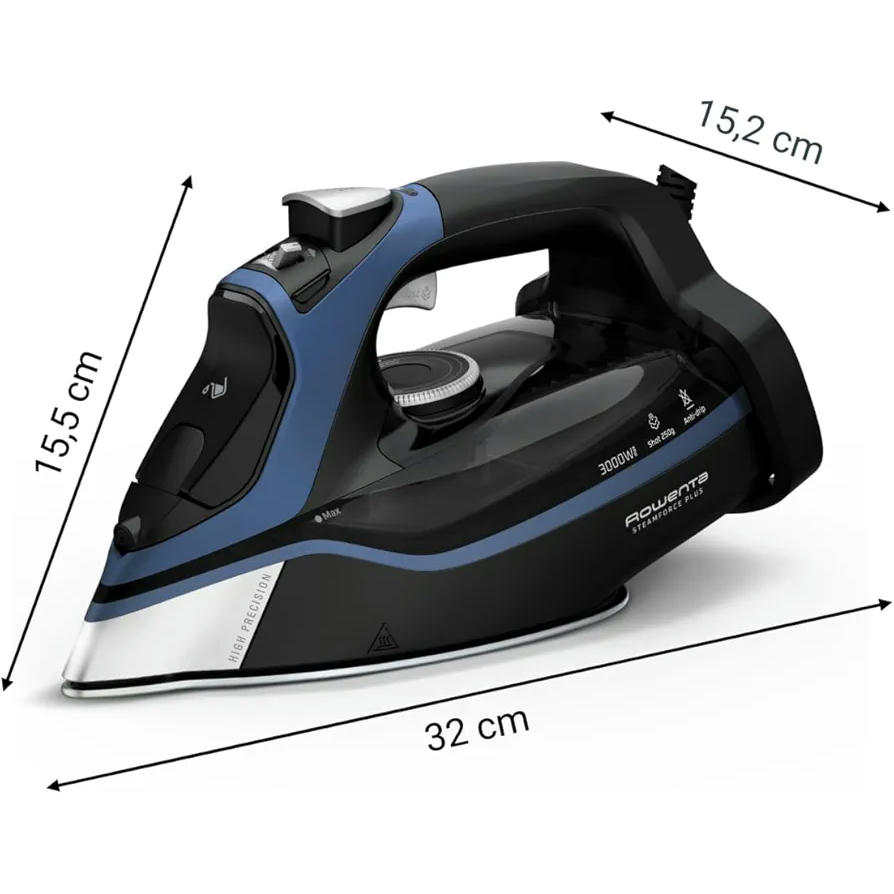 Rowenta Plancha a Vapor DW9411 3000W, planchado eficiente, tecnología de vapor, diseño ergonómico