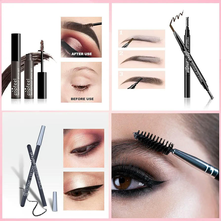 Kit de Maquillaje Profesional BeautyPro, 28 Piezas de Cosméticos, Sombra de Ojos, Lápiz Labial, Brillo de Labios, Corrector, Colorete, Regalo Ideal para Mujeres