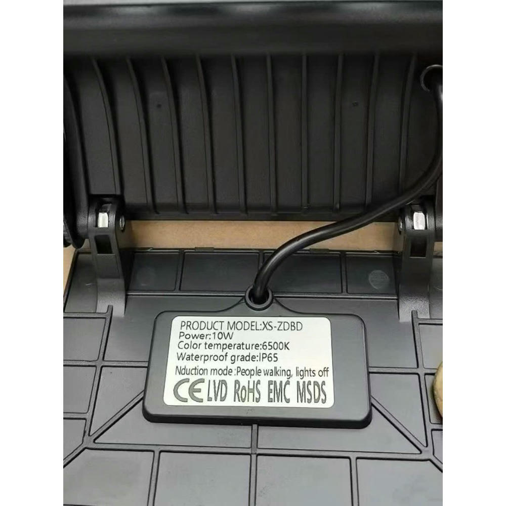 Luz Foco Solar LED Plegable e Impermeable para Exterior - IP65, 10W, 1100LM, solar y con sensor de movimiento