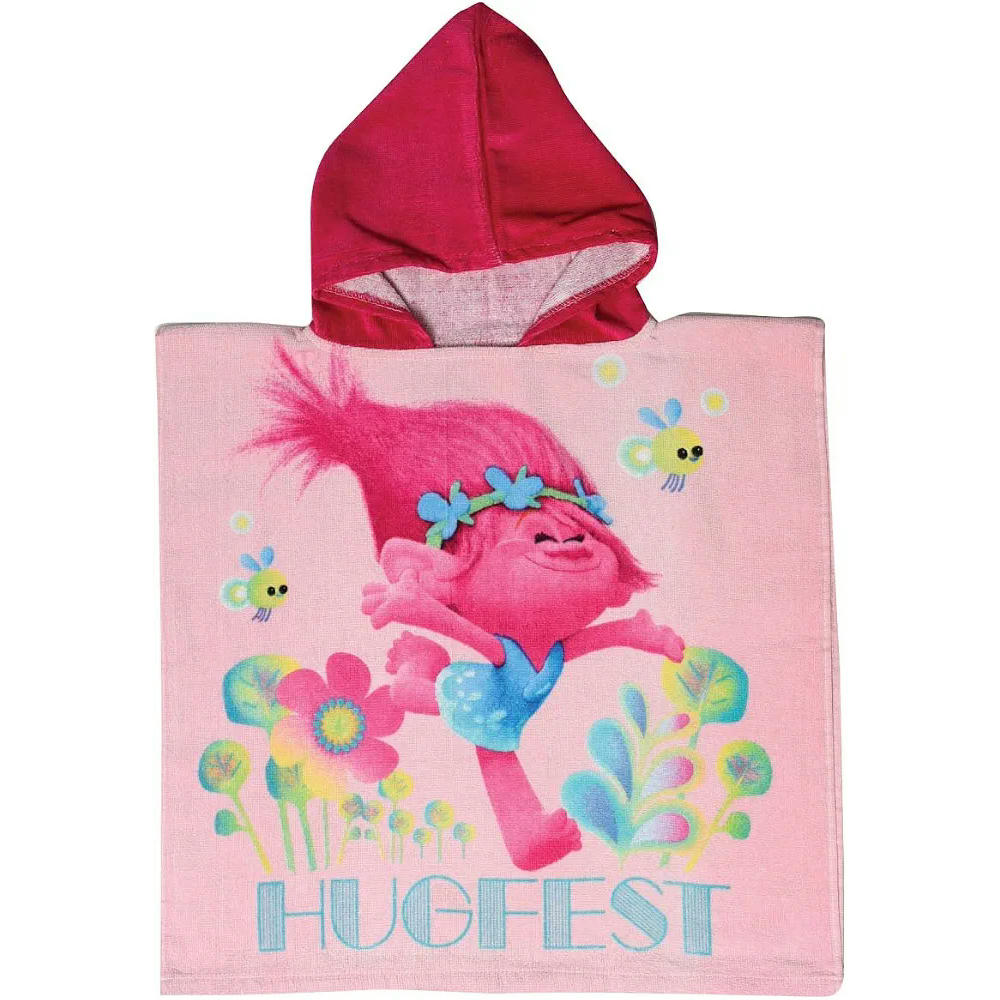 Poncho de Trolls con Capucha 50x100cm