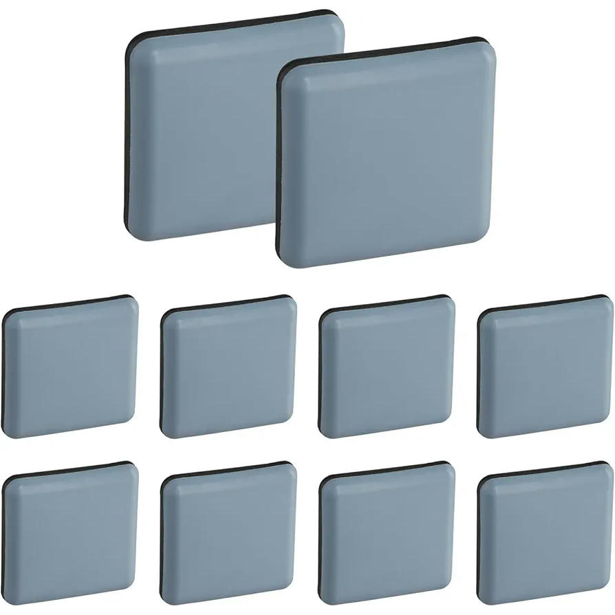 Deslizadores autoadhesivos para muebles, 10 unidades de almohadillas para suelos de madera, deslizadores de sofá, mesa y silla, antideslizantes