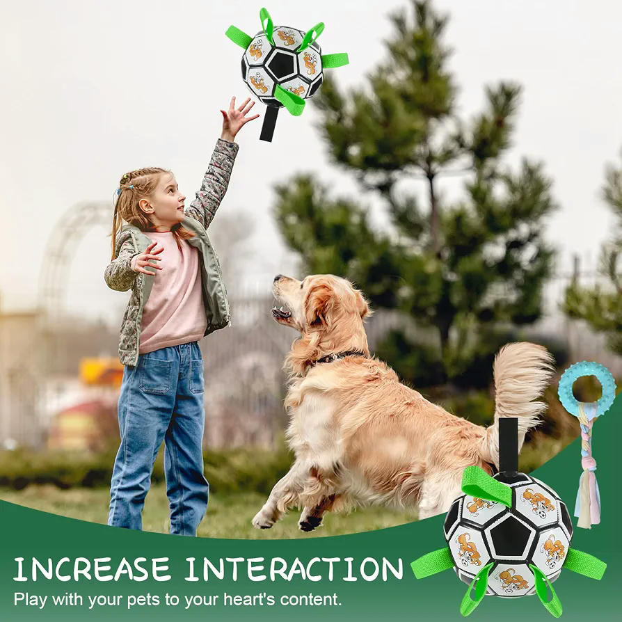 Pelota Interactiva para Perros con Bomba de Aire y Cuerda Masticar - Juguete de PVC Resistente