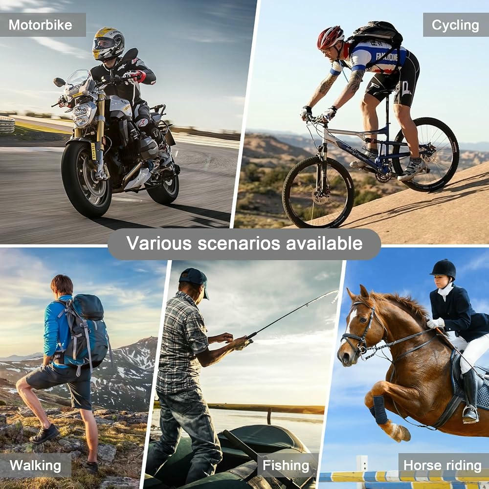 Bolsa de Pierna Táctica para Actividades Deportivas - Unisex, Reflectante y Práctica para Correr, Montar a Caballo y Más (Negro)