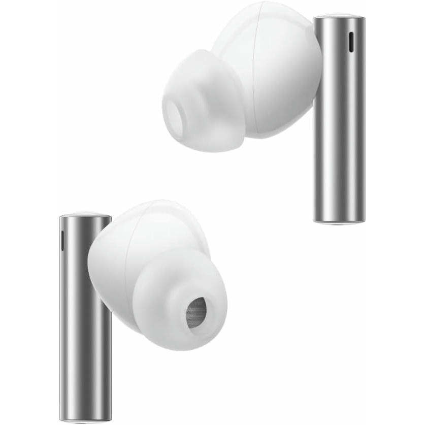 realme Buds Air 3 Auriculares Inalambricos,Cancelación activa de ruido, Controlador dinámico de refuerzo de graves de 10mm,Hasta 30 horas de reproducción,Resistencia al agua IPX5,Blanco galaxia